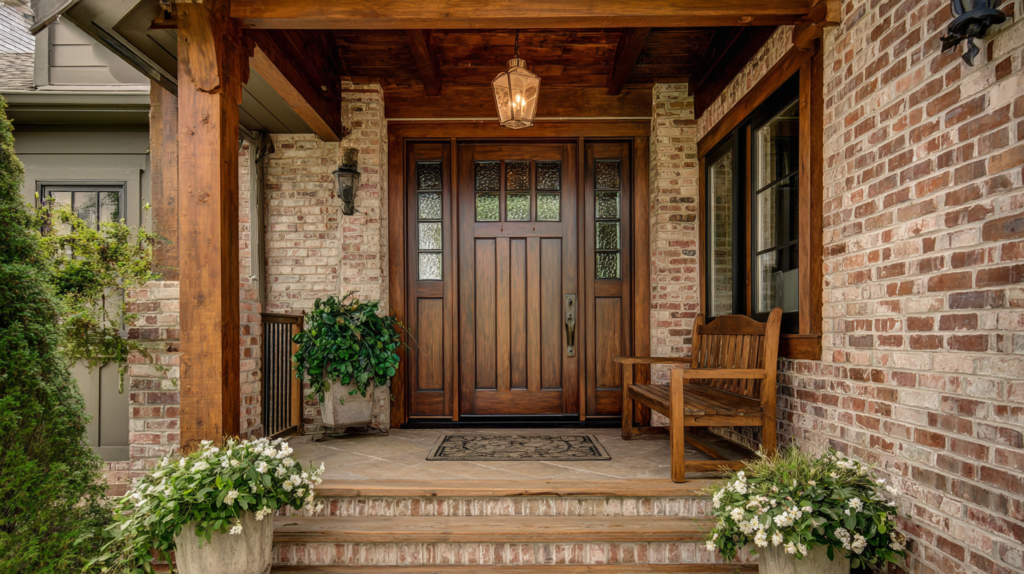 10 Best Wood and Glass Front Door Ideas to Enhance Your Home Appeal