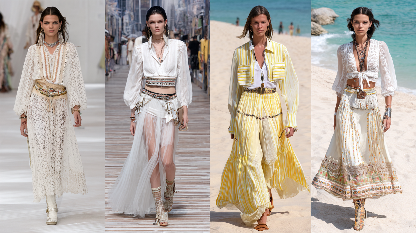 What is the Trend of Beach Skirt Styles in the 2023 Summer Fashion Industry
