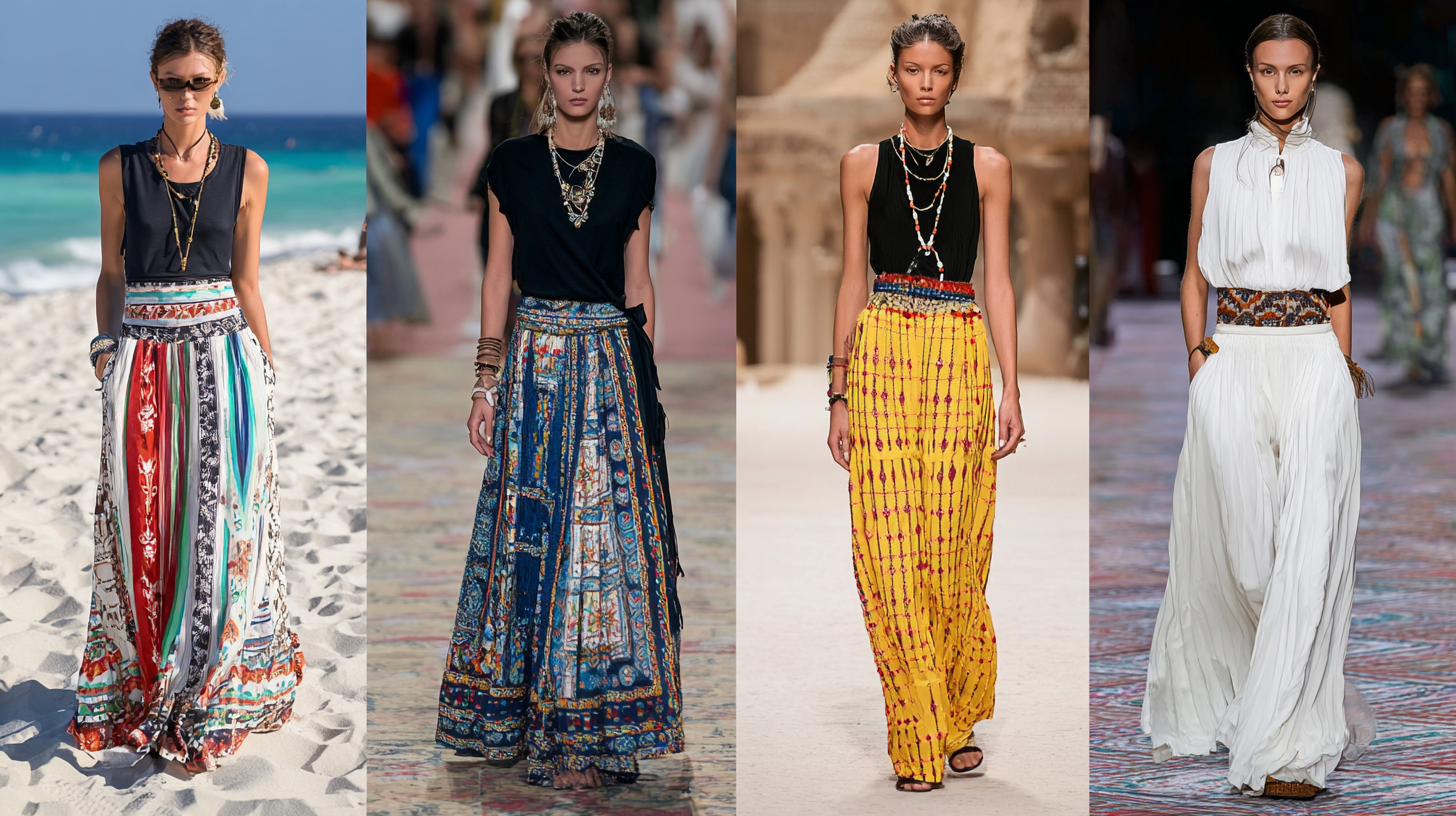 What is the Trend of Beach Skirt Styles in the 2023 Summer Fashion Industry