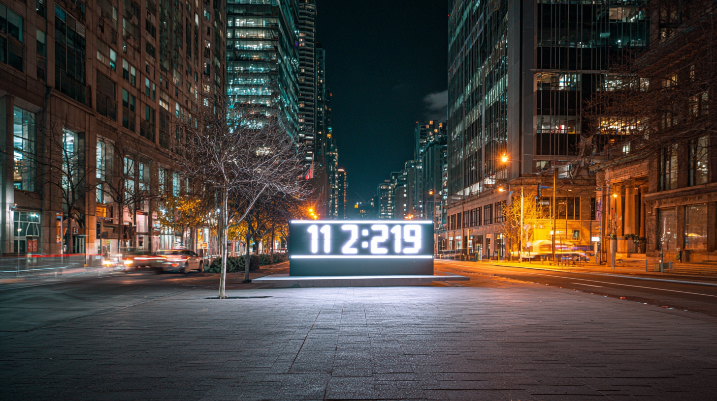 How to Choose the Perfect Large Display Digital Clock for Your Needs