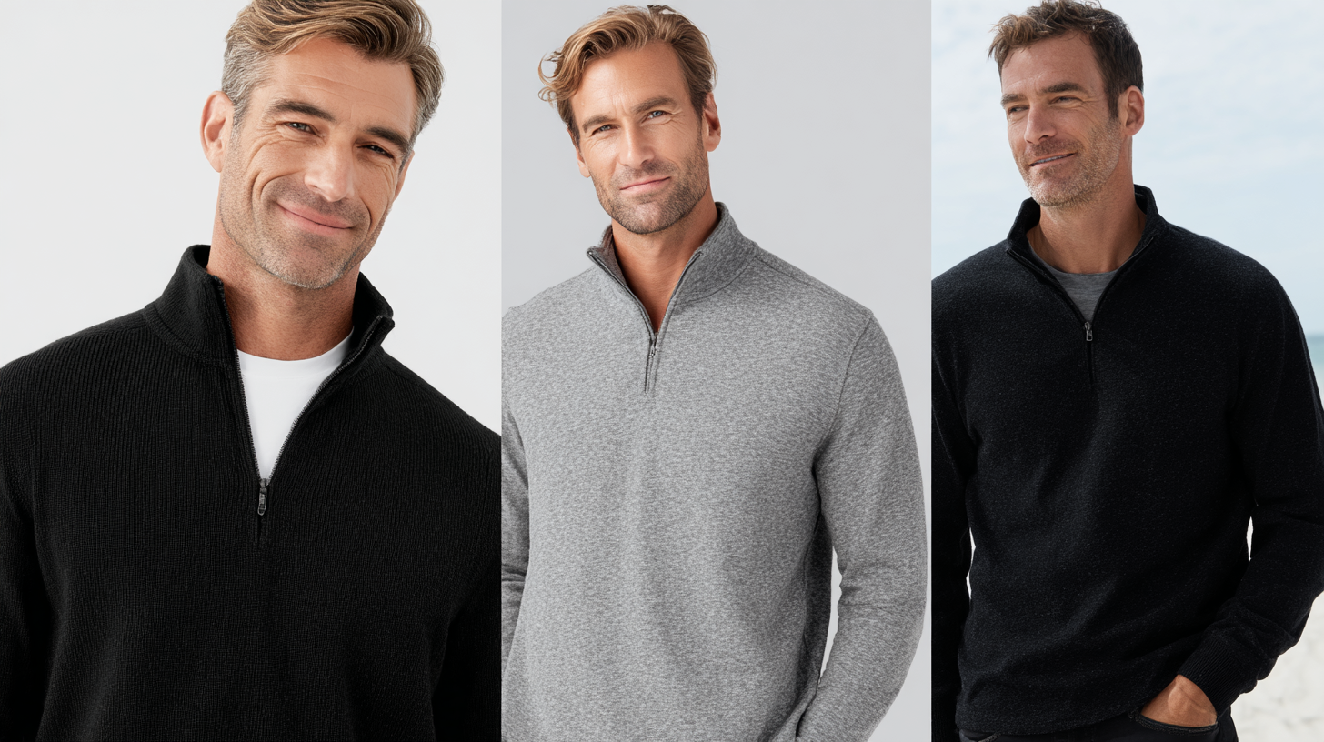 How to Choose the Perfect Men's 1/4 Zips for Every Occasion
