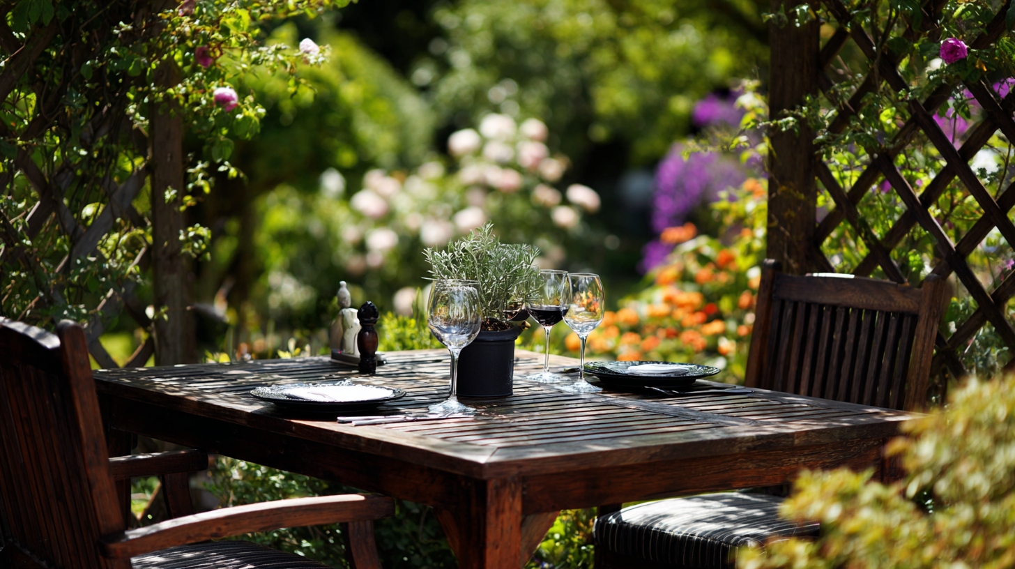 How to Choose the Perfect Garden Table for Your Outdoor Space