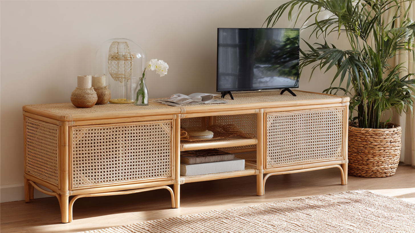 How to Choose the Perfect Rattan TV Console Table for Your Living Space