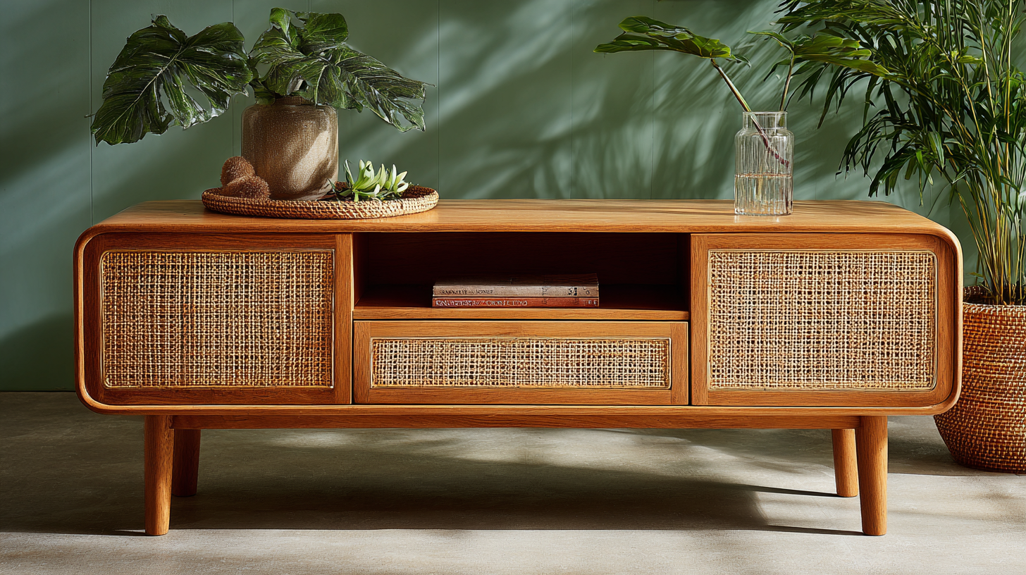 How to Choose the Perfect Rattan TV Console Table for Your Living Space
