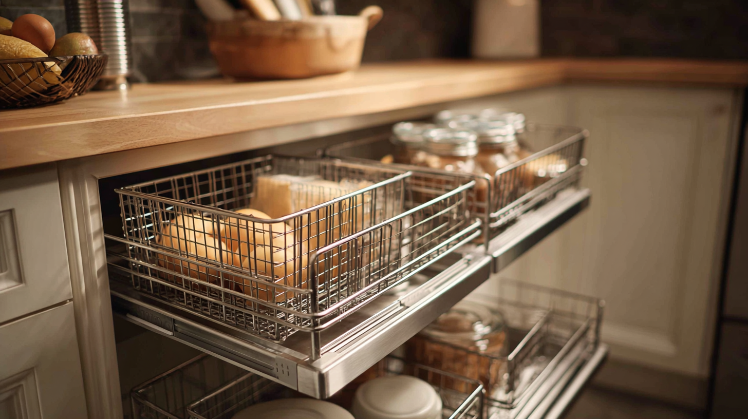 How to Choose the Best High Quality Kitchen Flat Steel Pull Out Basket for Your Needs