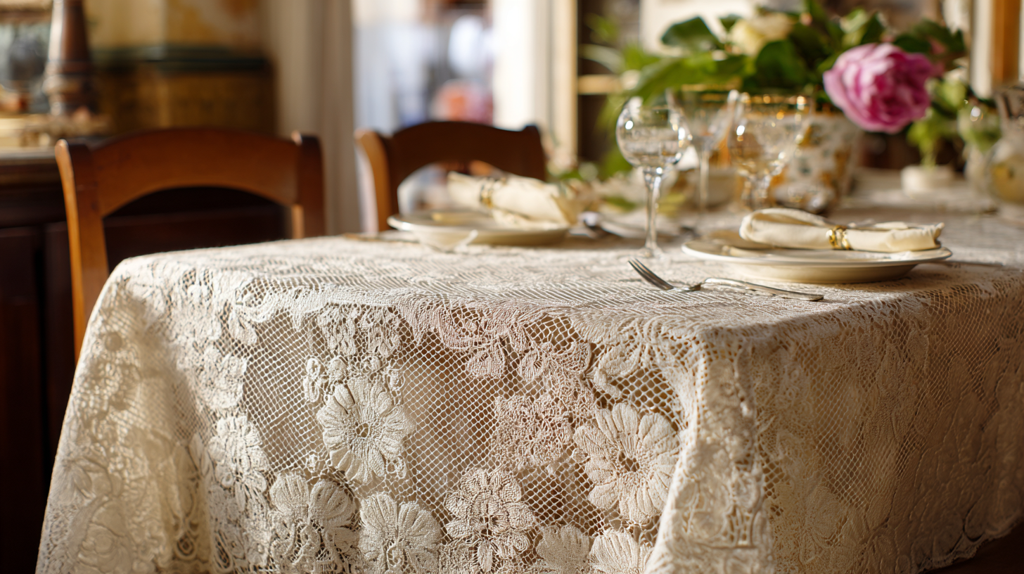 How to Elevate Your Dining Experience with Lace Tablecloths and Their Impact on Ambiance
