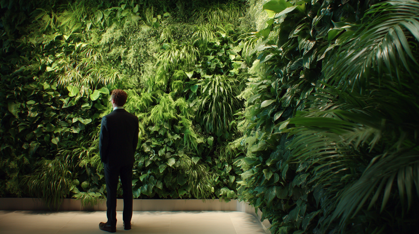 How to Create a Stunning Green Plant Wall to Improve Indoor Air Quality by 50 Percent