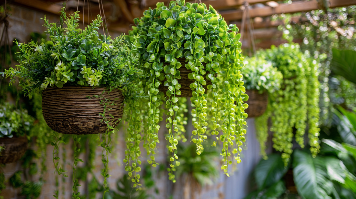 How to Choose the Best Artificial Plants for Your Hanging Baskets