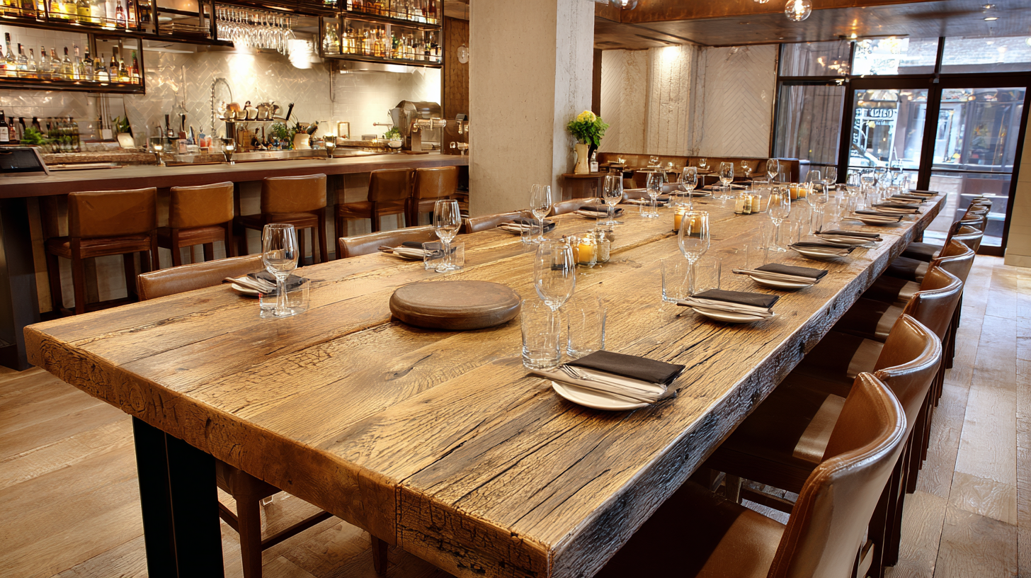 How to Choose the Perfect Custom Restaurant Tables for Your Space