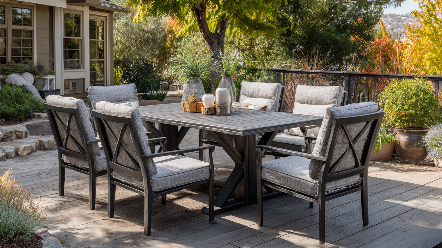 How to Choose the Perfect Outdoor Dining Set for Your Backyard Gatherings