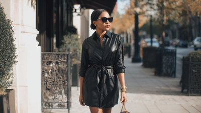 How to Style a Leather Shirt Dress for Every Occasion