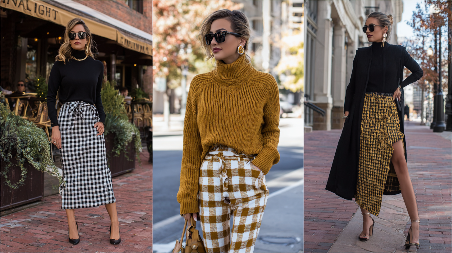 How to Style a Checkered Skirt for Every Season's Wardrobe Refresh