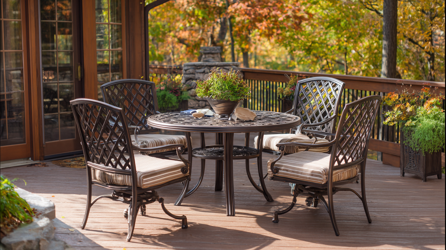 What is the Best Outdoor Patio Table and Chairs for Your Space