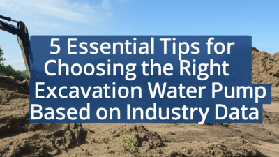 5 Essential Tips for Choosing the Right Excavation Water Pump Based on Industry Data