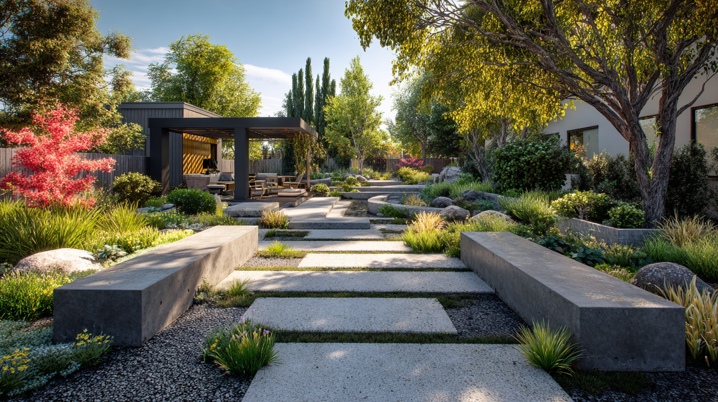 How to Create Stunning Outdoor Spaces with Concrete and Landscaping Techniques