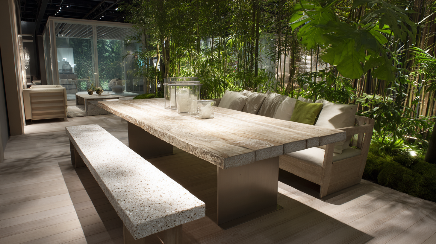 Innovative Patio Table Designs and Insights from the 2025 China Import and Export Fair