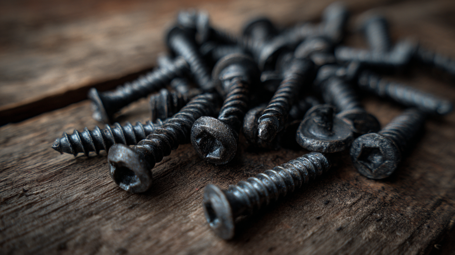 Why Black Screws Are Essential for Durability and Performance