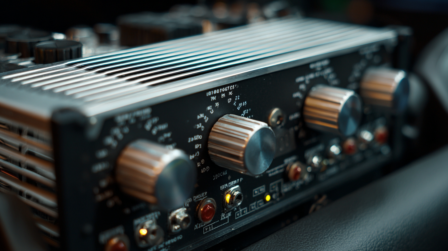 How to Choose the Right Car Audio Amplifier for Your Sound System