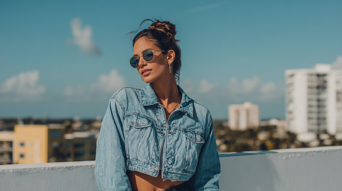 What is the Evolution of the Cropped Denim Jacket in Sustainable Fashion Trends