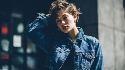 What is the Evolution of the Cropped Denim Jacket in Sustainable Fashion Trends