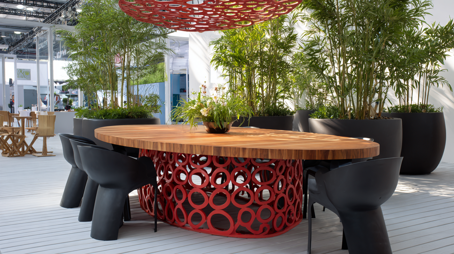 Innovative Outdoor Table Designs Shining at the 2025 China Import and Export Fair