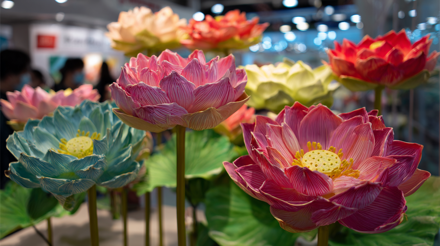 Innovative Trends in Artificial Lotus Flowers for Decoration at the 2025 China Import and Export Fair