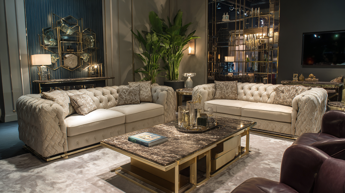 Exploring Trends in Living Room Table Set Designs at the 138th Canton Fair 2025