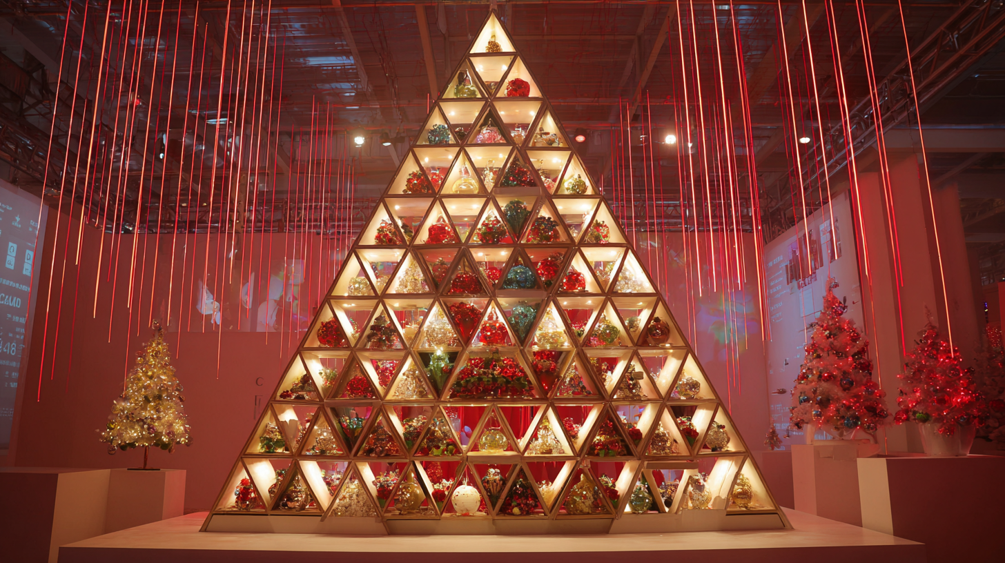 Innovative Wall Christmas Tree Designs Showcase at 2025 China Import and Export Fair