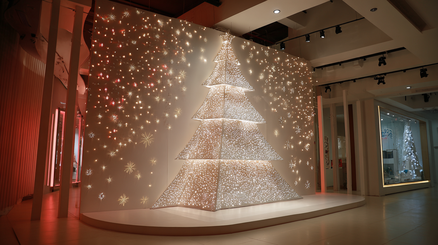 Innovative Wall Christmas Tree Designs Showcase at 2025 China Import and Export Fair