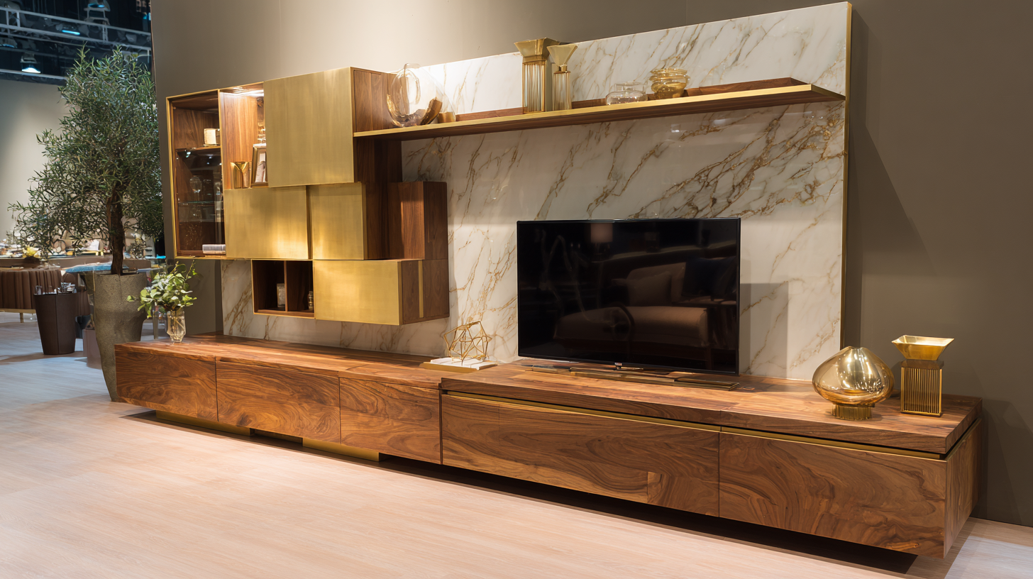 Exploring Modern Wood Tv Unit Trends at the 2025 China Import and Export Fair