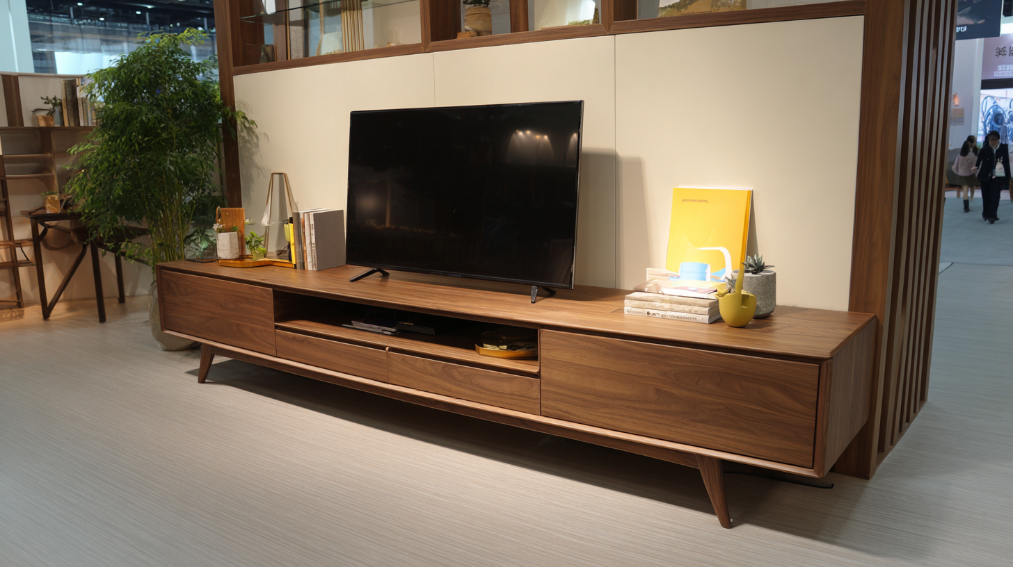 Exploring Modern Wood Tv Unit Trends at the 2025 China Import and Export Fair