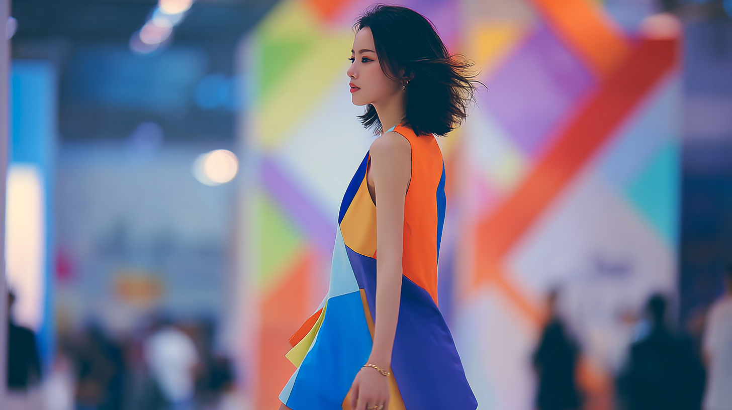 Exploring the Trend of Color Block Slip Dress at the 2025 China Import and Export Fair