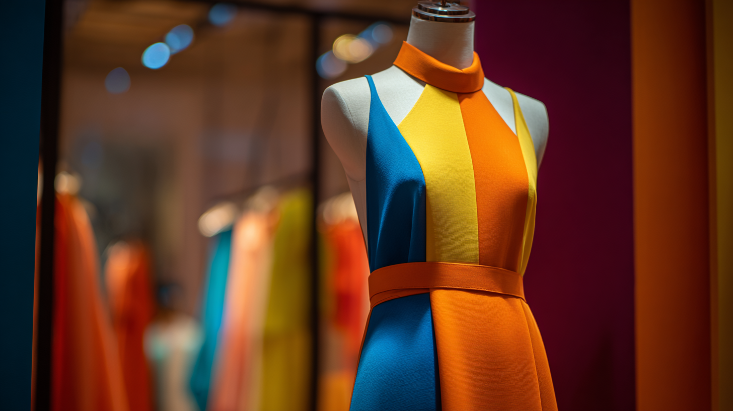 Exploring the Trend of Color Block Slip Dress at the 2025 China Import and Export Fair
