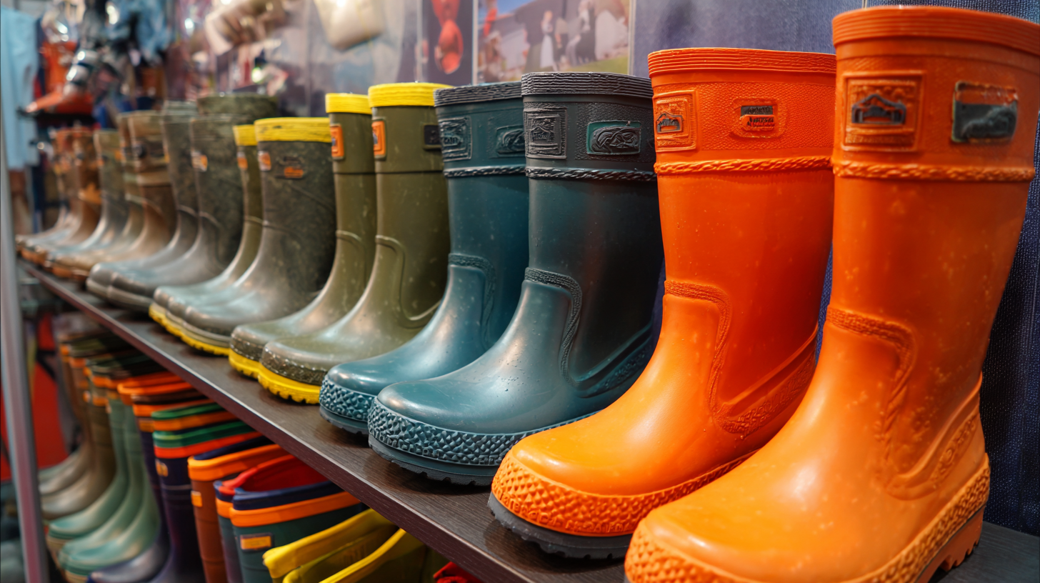 Exploring Men Rain Boots Trends at the 138th Canton Fair 2025 in China