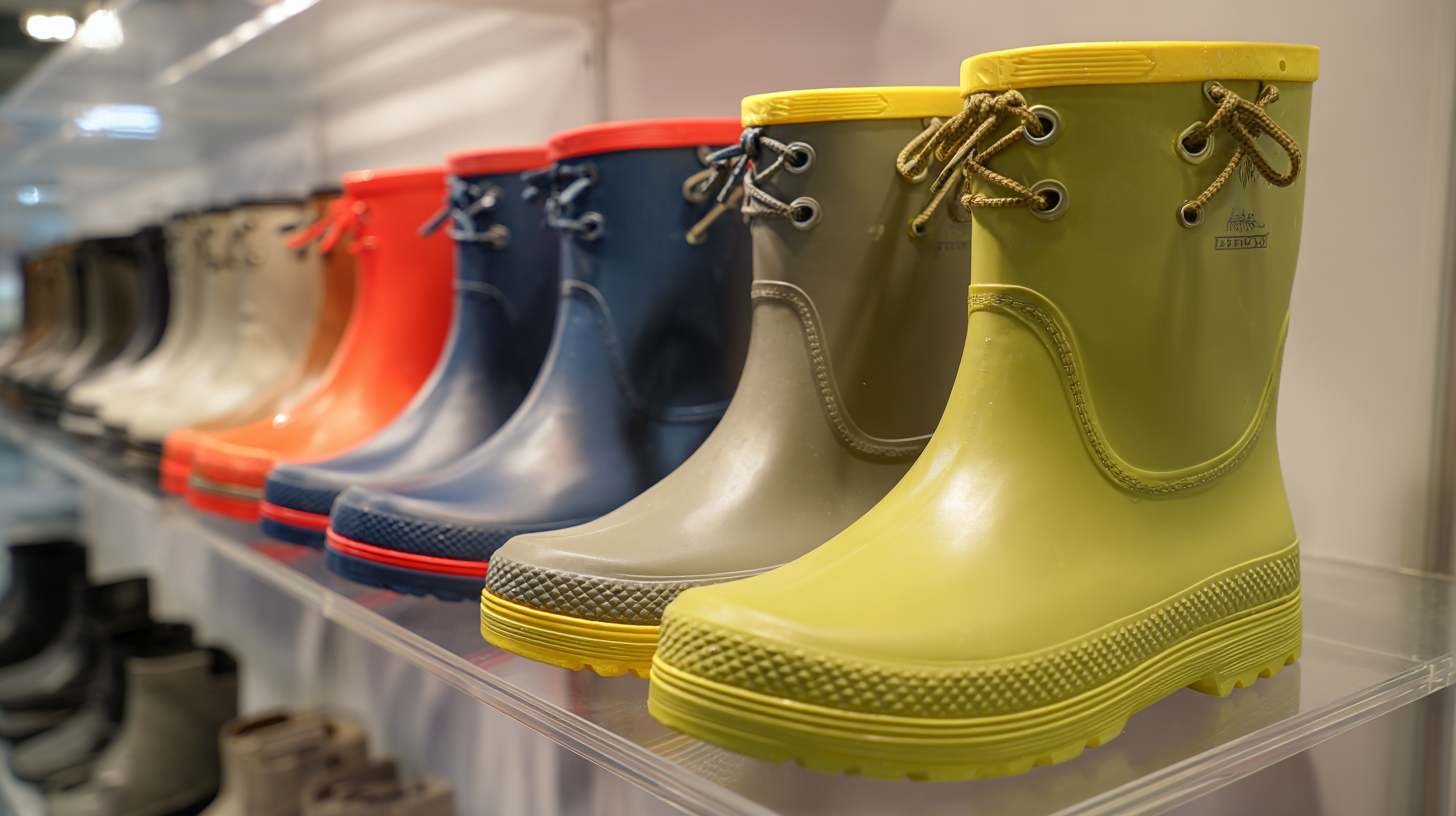 Exploring Men Rain Boots Trends at the 138th Canton Fair 2025 in China