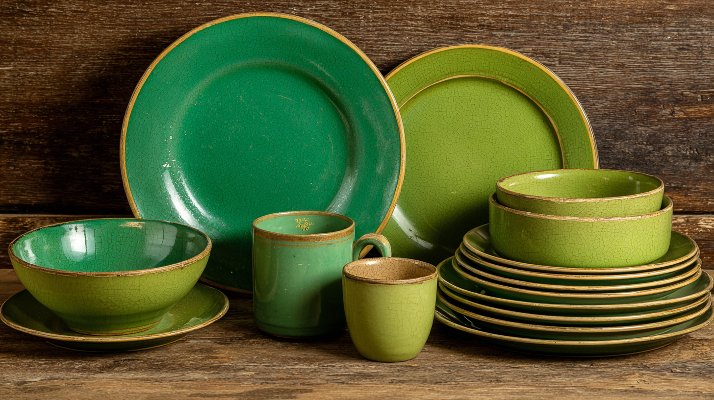 How to Choose the Perfect Vintage Green Dinnerware Set for Your Home Decor