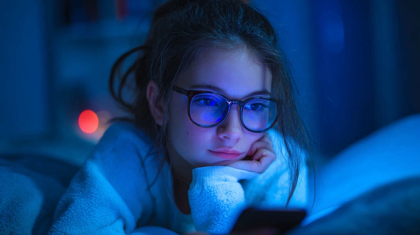The Impact of Blue Light Reading Glasses on Eye Strain and Sleep Quality in Digital Age