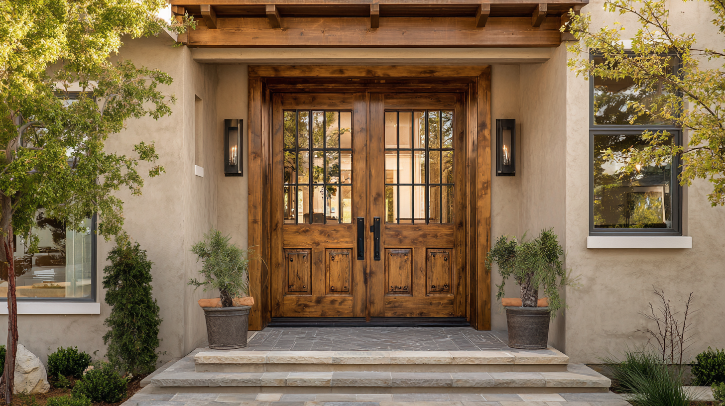 Transform Your Home's Curb Appeal with Stunning Double Front Entry Doors