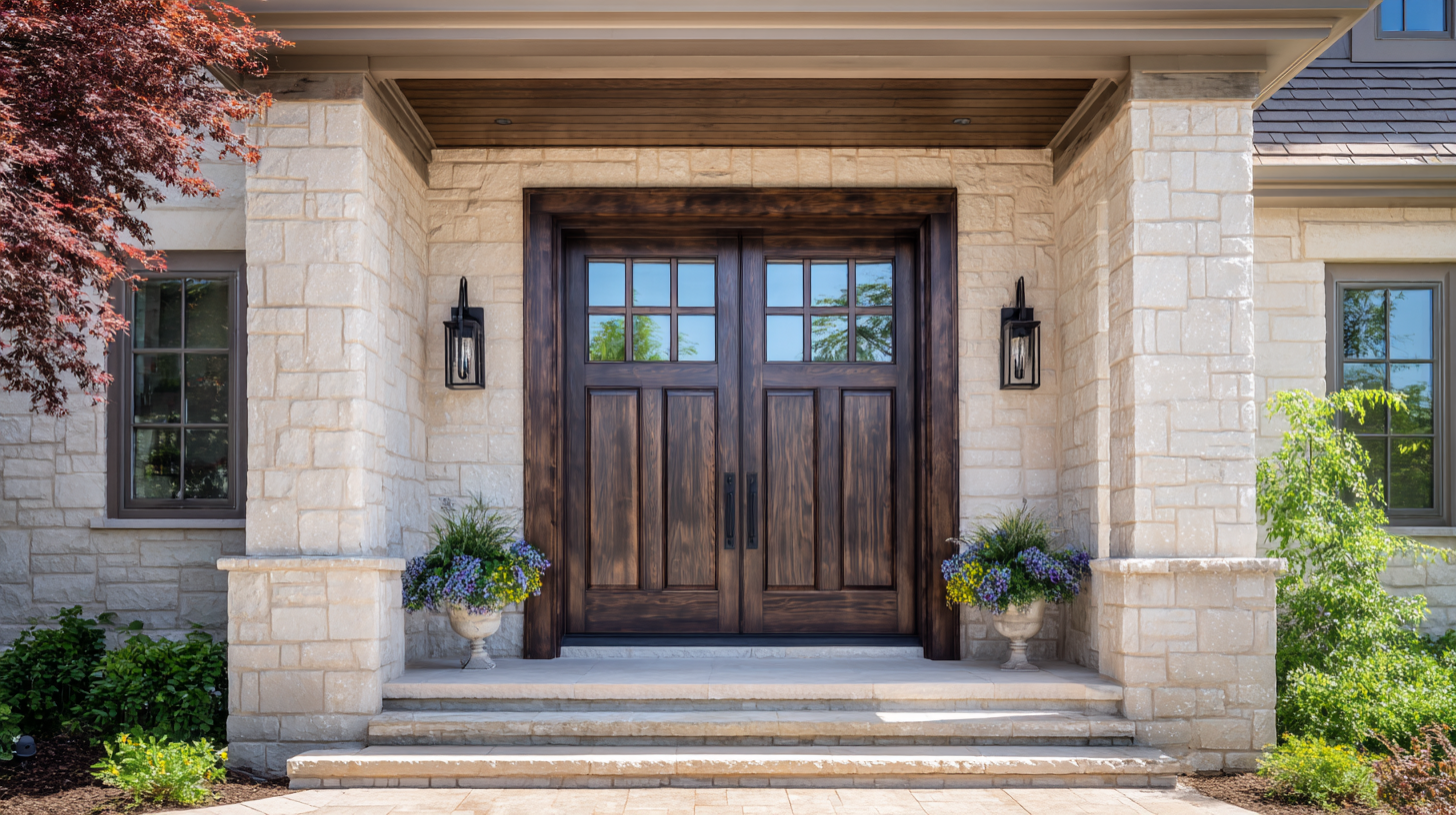 Transform Your Home's Curb Appeal with Stunning Double Front Entry Doors
