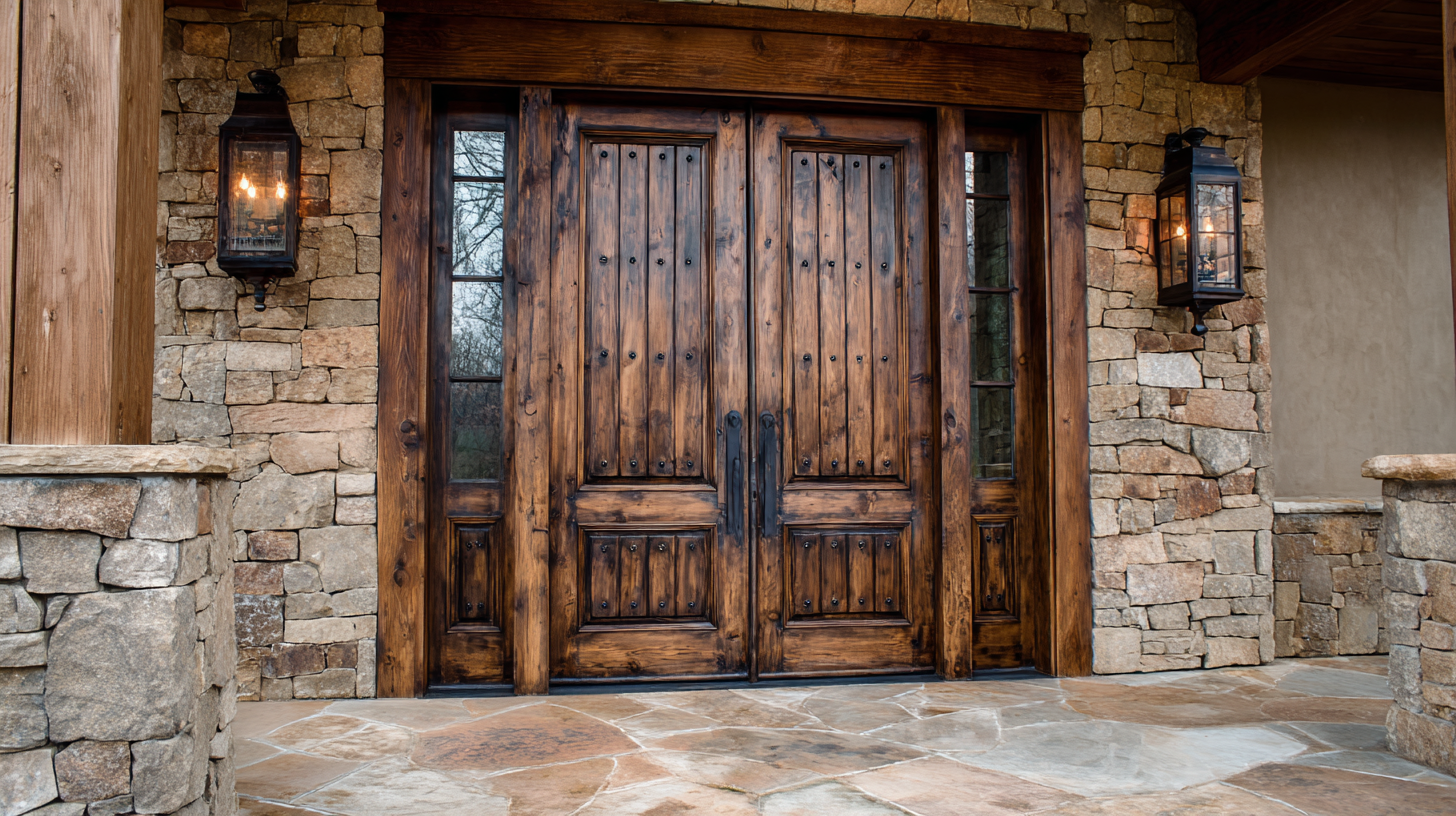 Transform Your Home's Curb Appeal with Stunning Double Front Entry Doors