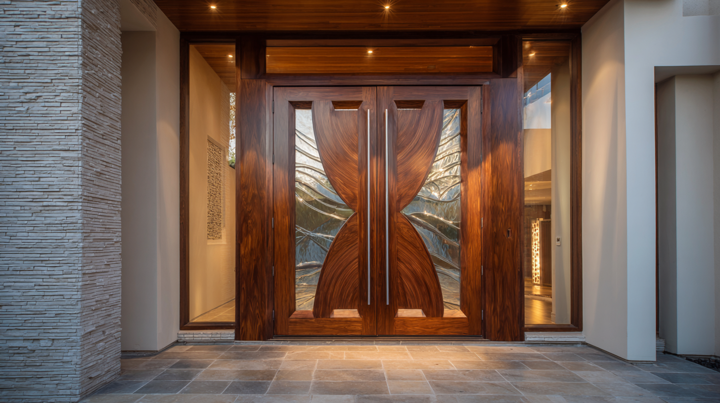 Stylish Front Entry Doors Featuring Stunning Glass Designs for Modern Homes