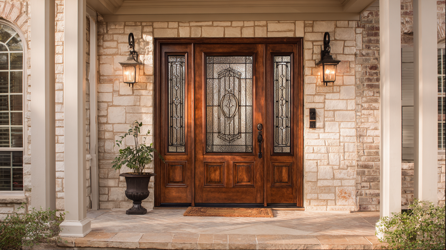 Stylish Front Entry Doors Featuring Stunning Glass Designs for Modern Homes