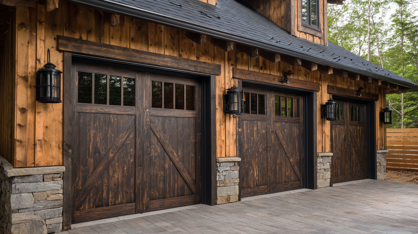 Transform Your Home's Curb Appeal with Stunning Wood Garage Doors