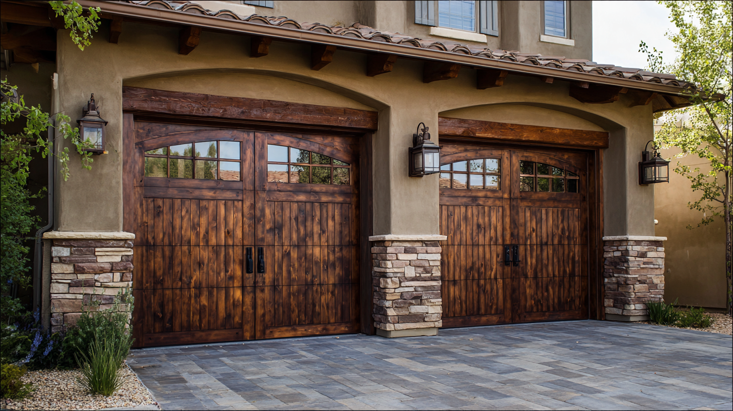 Transform Your Home's Curb Appeal with Stunning Wood Garage Doors