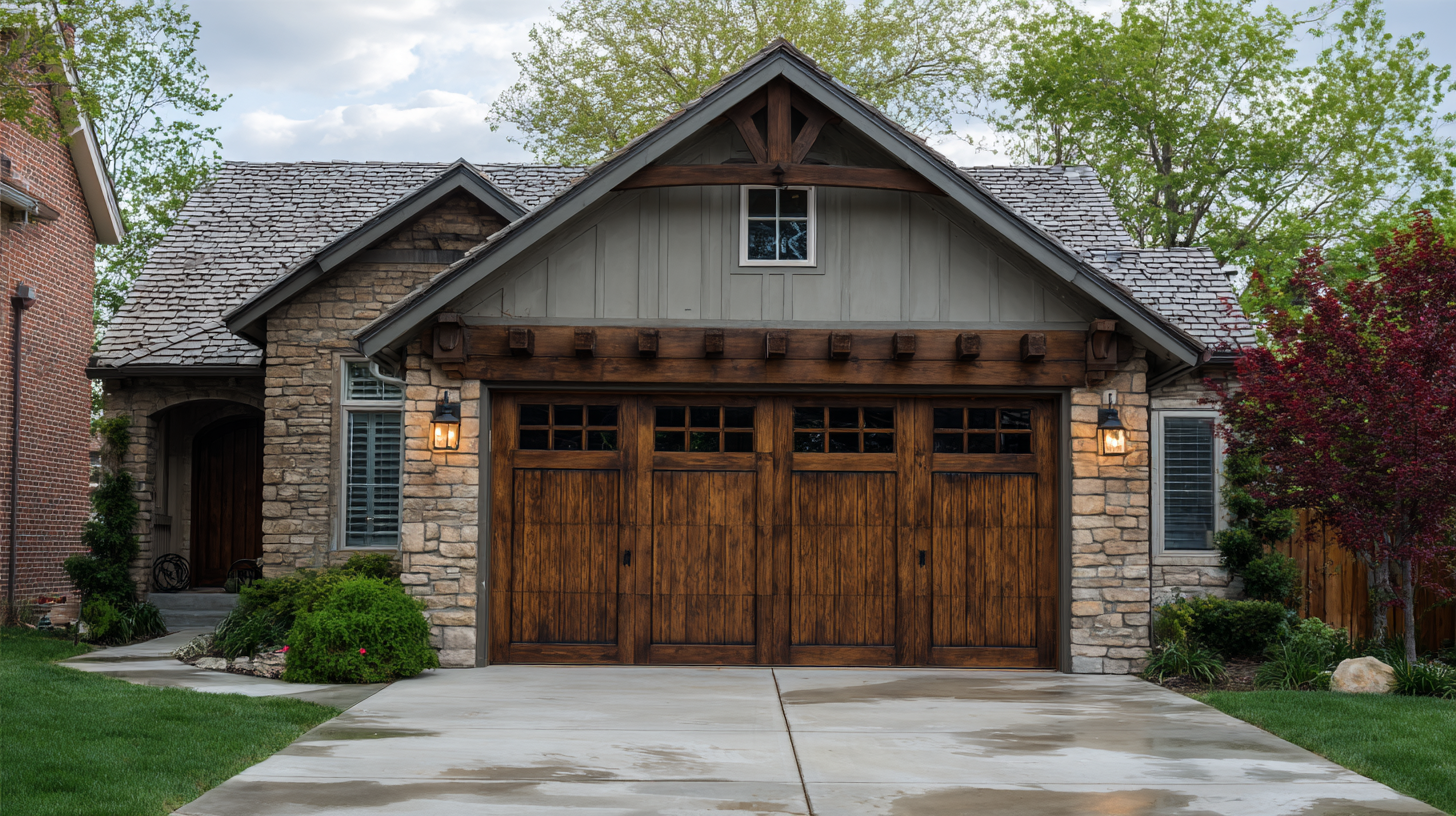 Transform Your Home's Curb Appeal with Stunning Wood Garage Doors