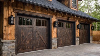 Transform Your Home's Curb Appeal with Stunning Wood Garage Doors