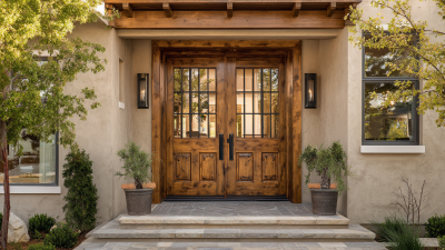 Transform Your Home's Curb Appeal with Stunning Double Front Entry Doors