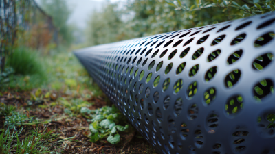 Understanding the Benefits and Uses of Perforated Drainage Pipes in Modern Landscaping
