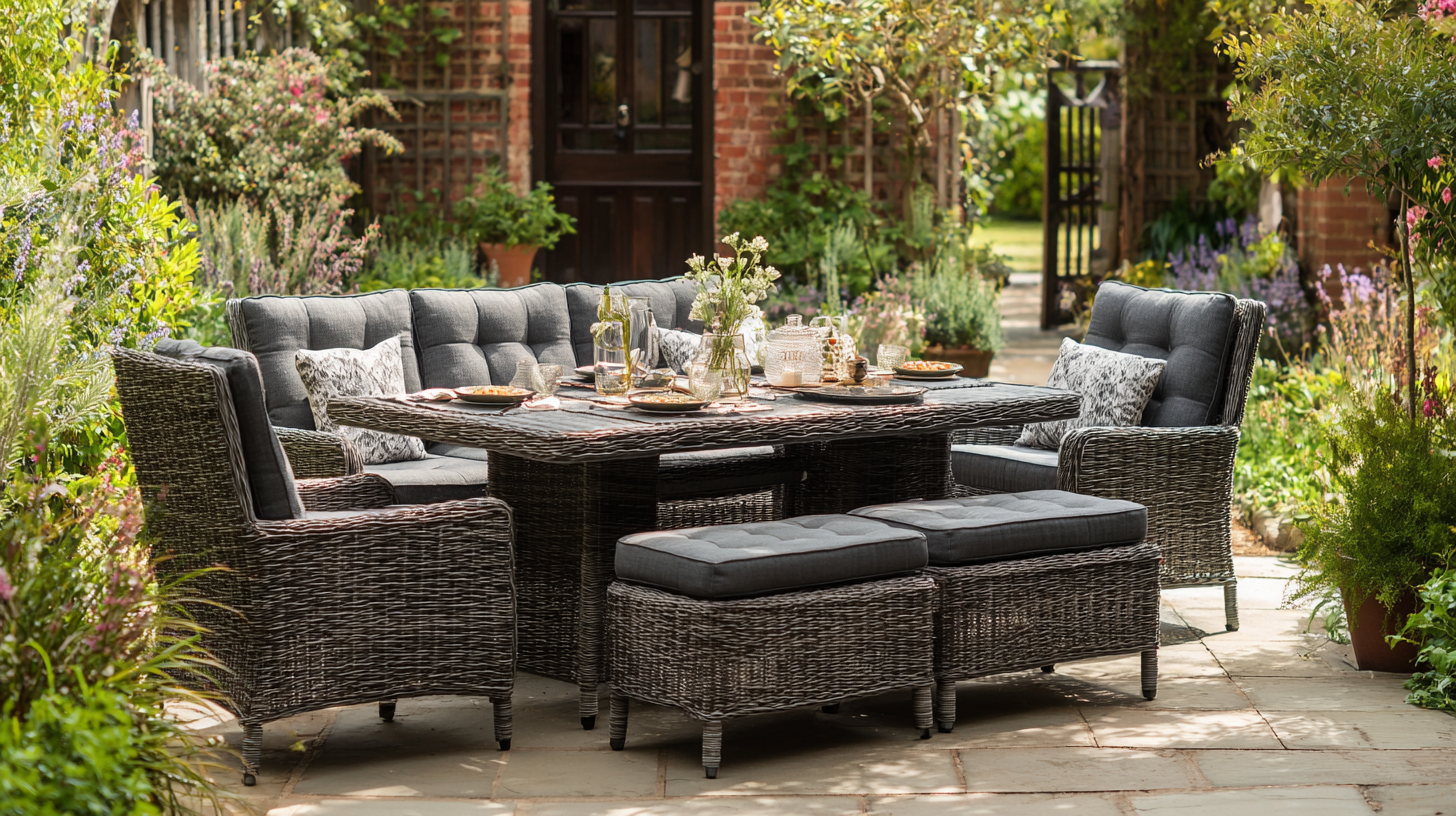 Enhance Your Outdoor Space with Trendy Garden Dining Sets for Memorable Gatherings