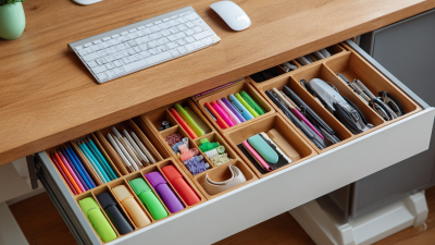 Maximize Your Workspace: Innovative Drawer Organizers for an Efficient Office Desk Setup